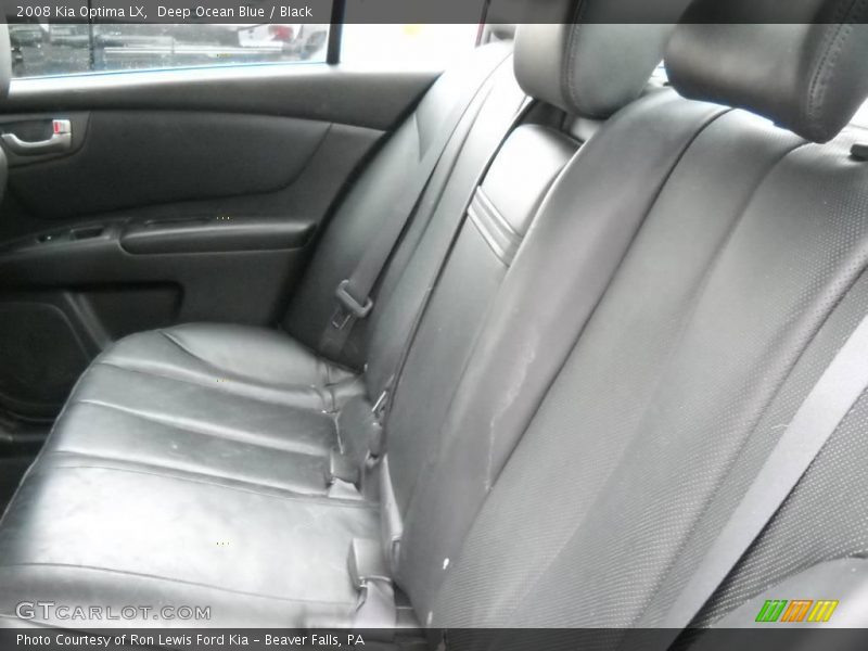 Deep Ocean Blue / Black 2008 Kia Optima LX