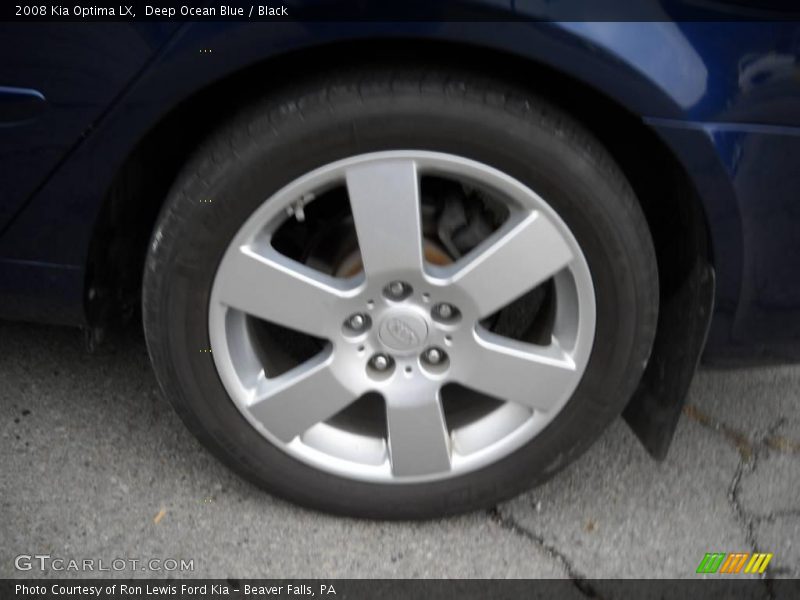 Deep Ocean Blue / Black 2008 Kia Optima LX