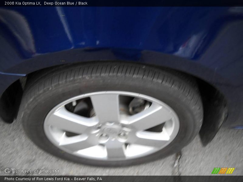 Deep Ocean Blue / Black 2008 Kia Optima LX