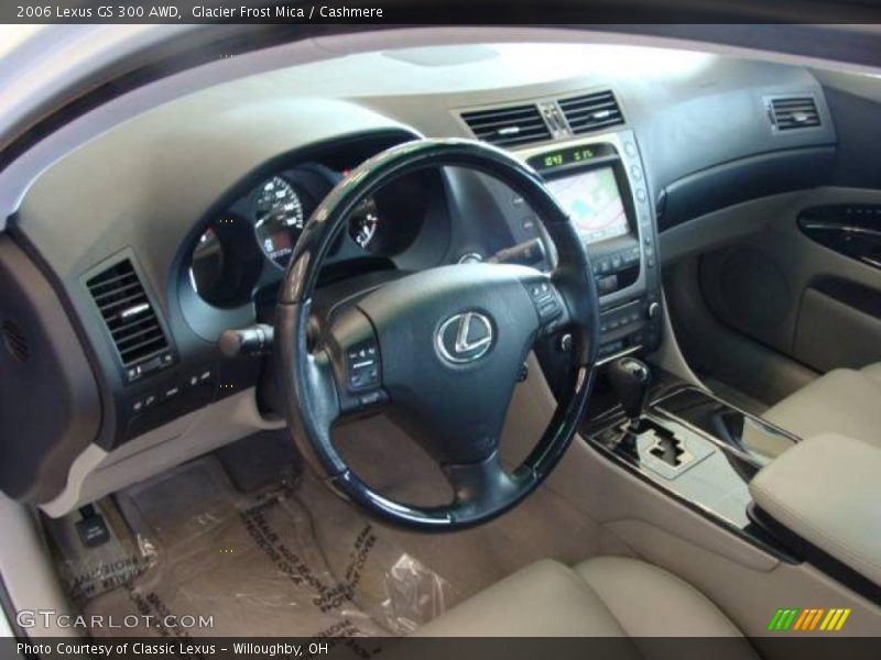 Glacier Frost Mica / Cashmere 2006 Lexus GS 300 AWD