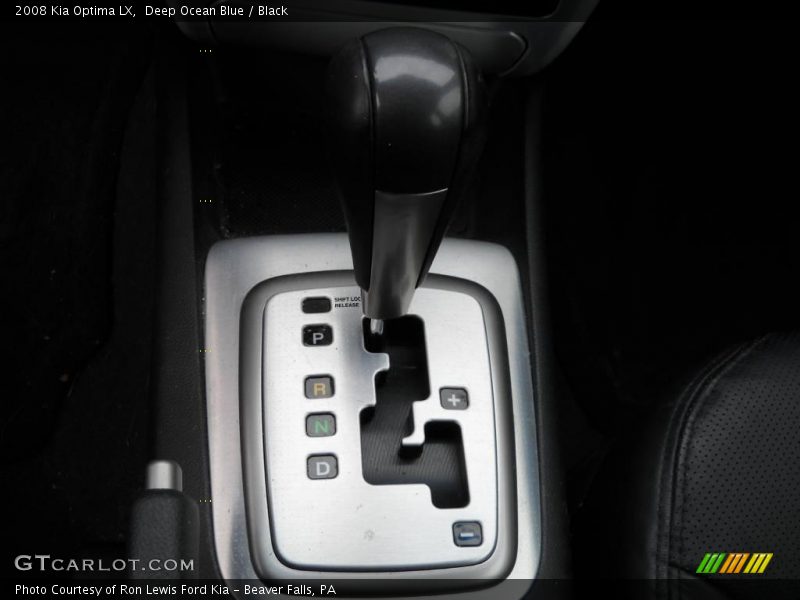 Deep Ocean Blue / Black 2008 Kia Optima LX