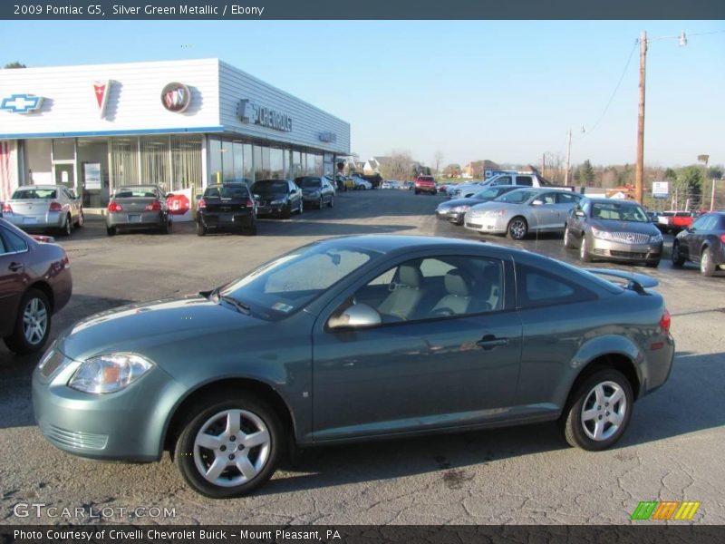 Silver Green Metallic / Ebony 2009 Pontiac G5