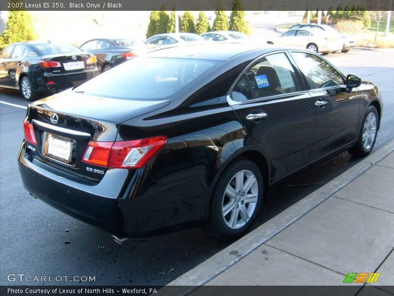 Black Onyx / Black 2007 Lexus ES 350