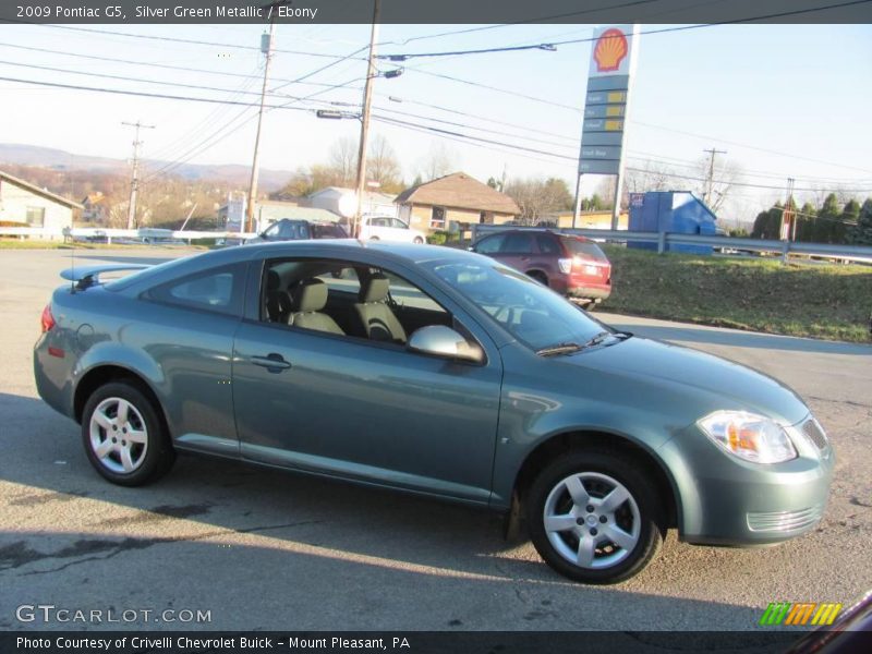 Silver Green Metallic / Ebony 2009 Pontiac G5