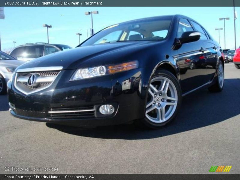 Nighthawk Black Pearl / Parchment 2007 Acura TL 3.2