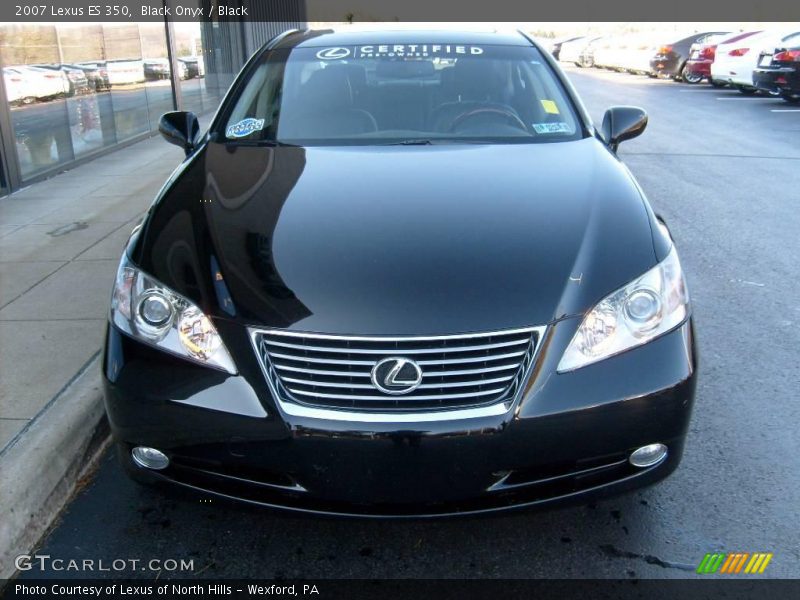 Black Onyx / Black 2007 Lexus ES 350