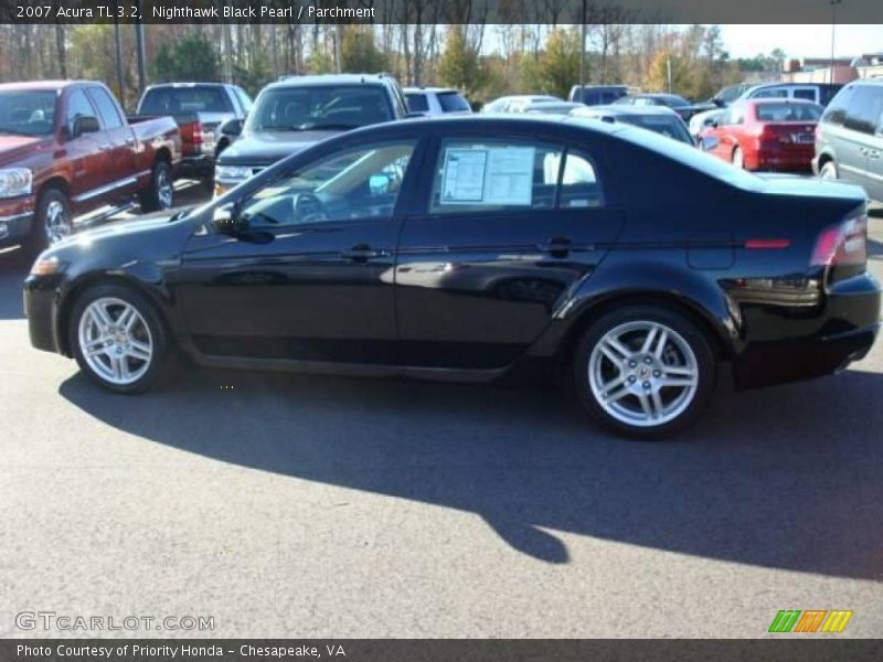 Nighthawk Black Pearl / Parchment 2007 Acura TL 3.2