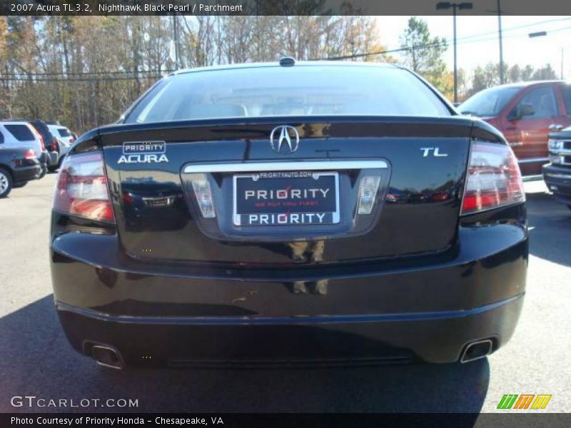 Nighthawk Black Pearl / Parchment 2007 Acura TL 3.2