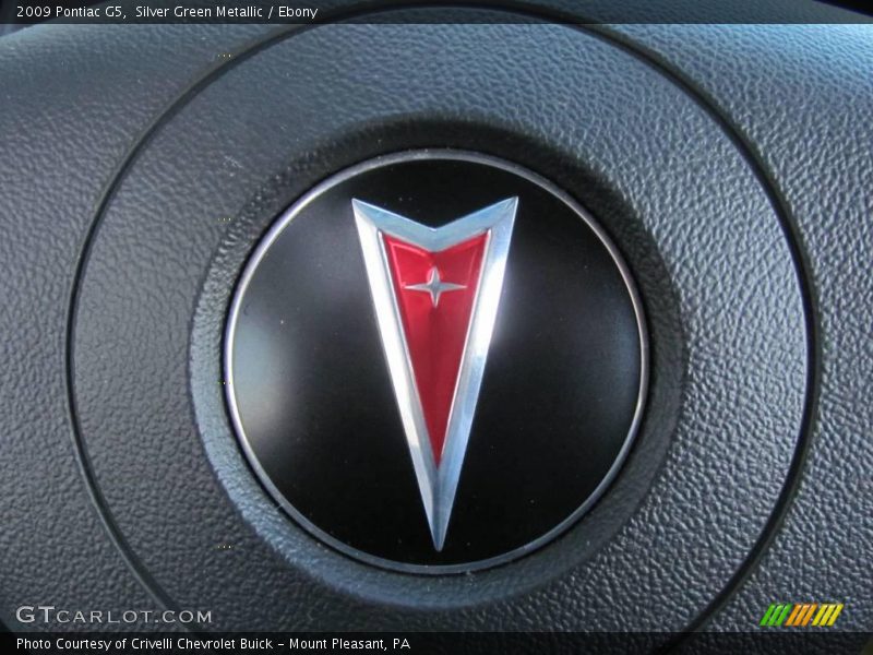 Silver Green Metallic / Ebony 2009 Pontiac G5