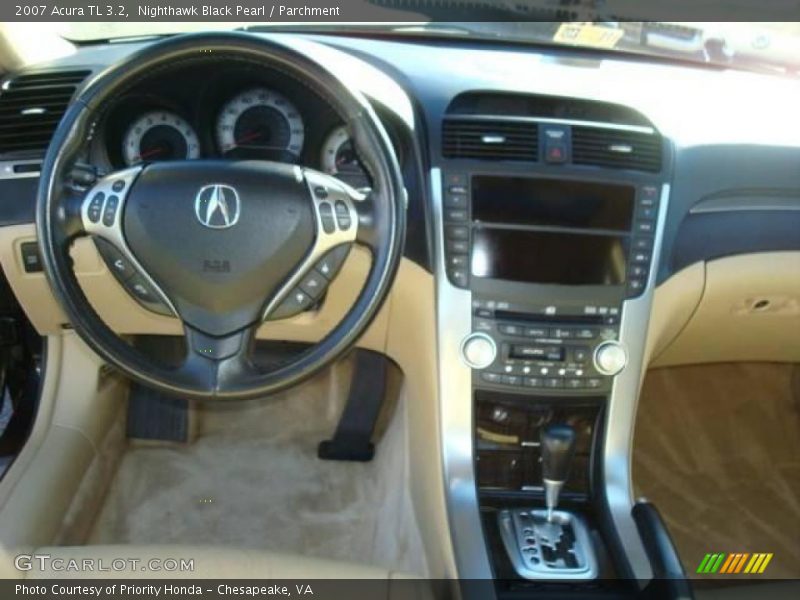 Nighthawk Black Pearl / Parchment 2007 Acura TL 3.2