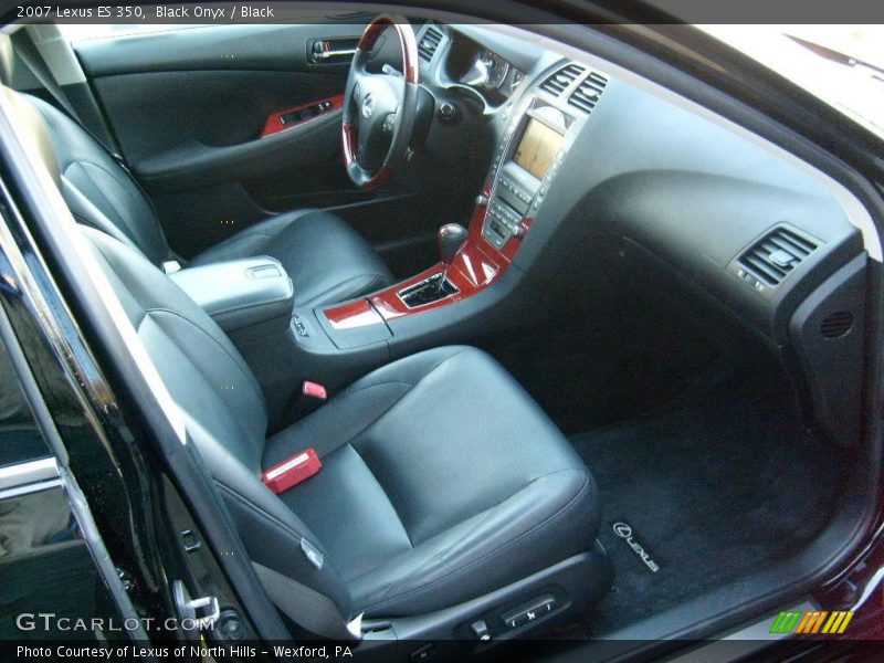 Black Onyx / Black 2007 Lexus ES 350