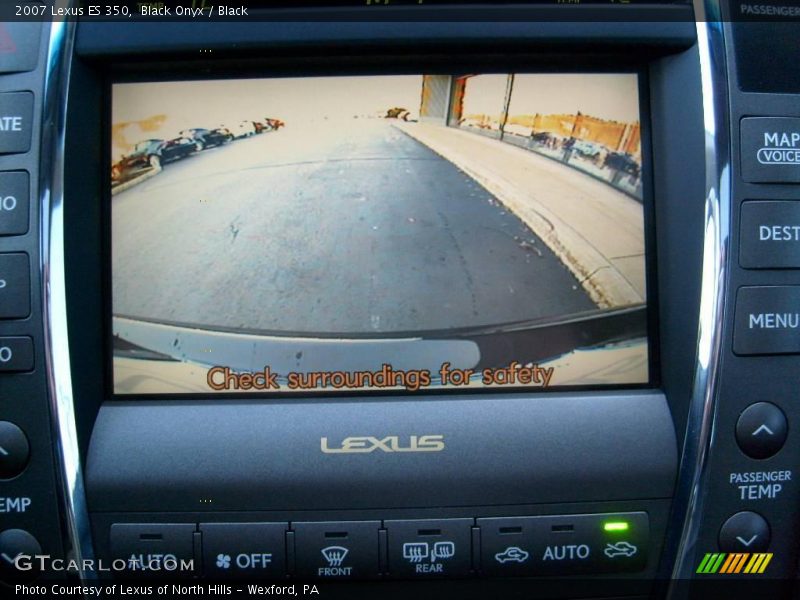 Black Onyx / Black 2007 Lexus ES 350