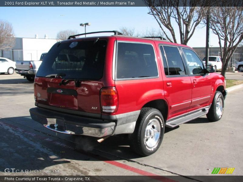 Toreador Red Metallic / Medium Prairie Tan 2001 Ford Explorer XLT V8