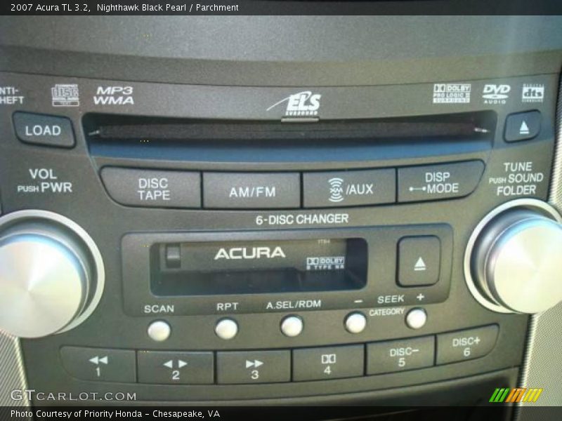 Nighthawk Black Pearl / Parchment 2007 Acura TL 3.2