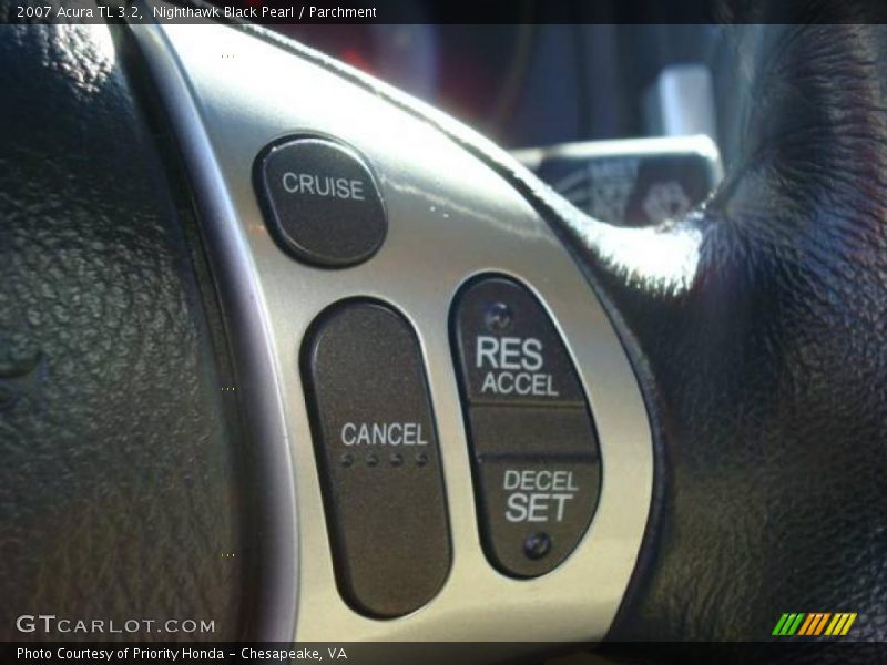 Nighthawk Black Pearl / Parchment 2007 Acura TL 3.2