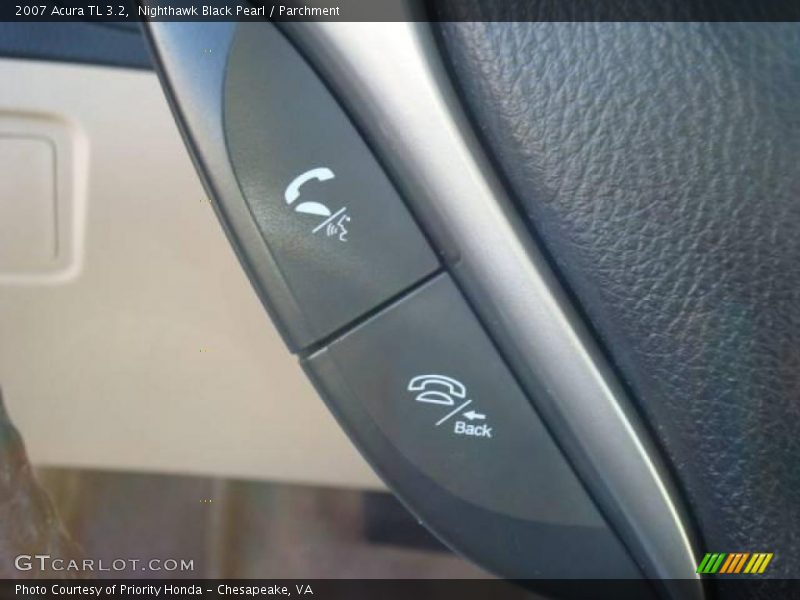 Nighthawk Black Pearl / Parchment 2007 Acura TL 3.2