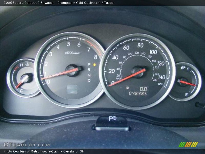 Champagne Gold Opalescent / Taupe 2006 Subaru Outback 2.5i Wagon