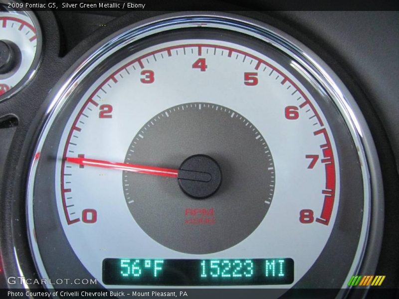 Silver Green Metallic / Ebony 2009 Pontiac G5
