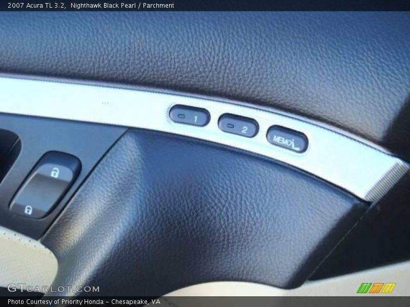 Nighthawk Black Pearl / Parchment 2007 Acura TL 3.2