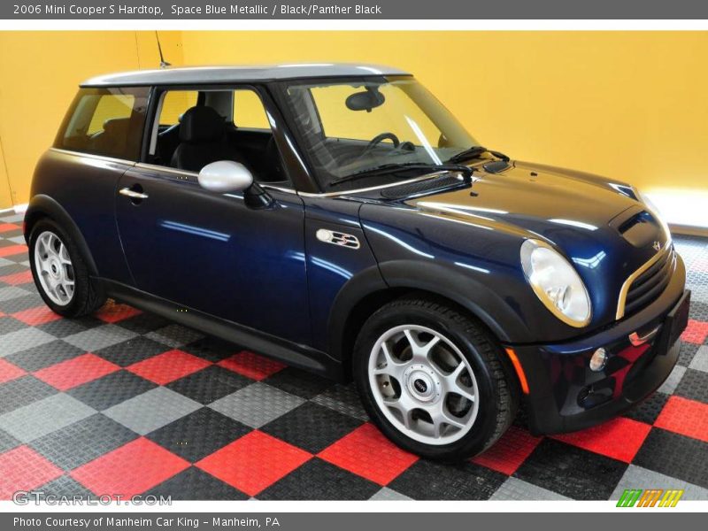 Space Blue Metallic / Black/Panther Black 2006 Mini Cooper S Hardtop