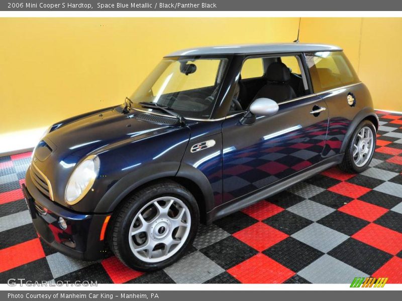 Space Blue Metallic / Black/Panther Black 2006 Mini Cooper S Hardtop