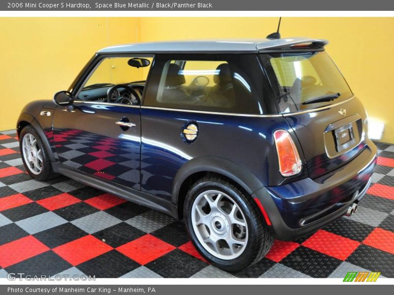 Space Blue Metallic / Black/Panther Black 2006 Mini Cooper S Hardtop