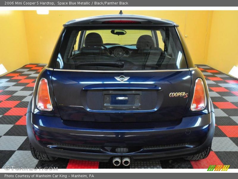 Space Blue Metallic / Black/Panther Black 2006 Mini Cooper S Hardtop