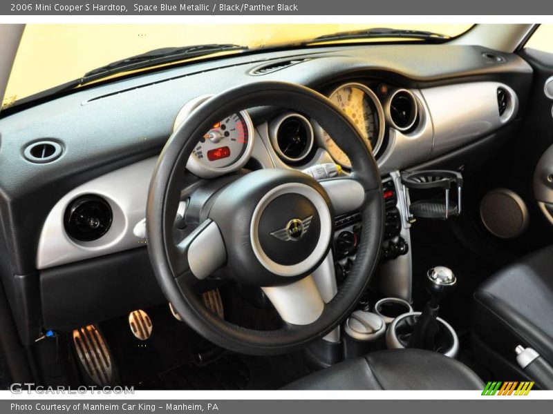 Space Blue Metallic / Black/Panther Black 2006 Mini Cooper S Hardtop