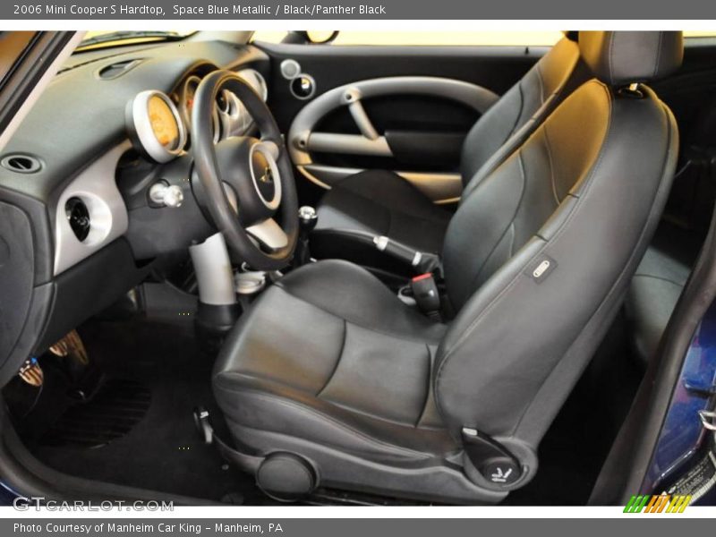 Space Blue Metallic / Black/Panther Black 2006 Mini Cooper S Hardtop
