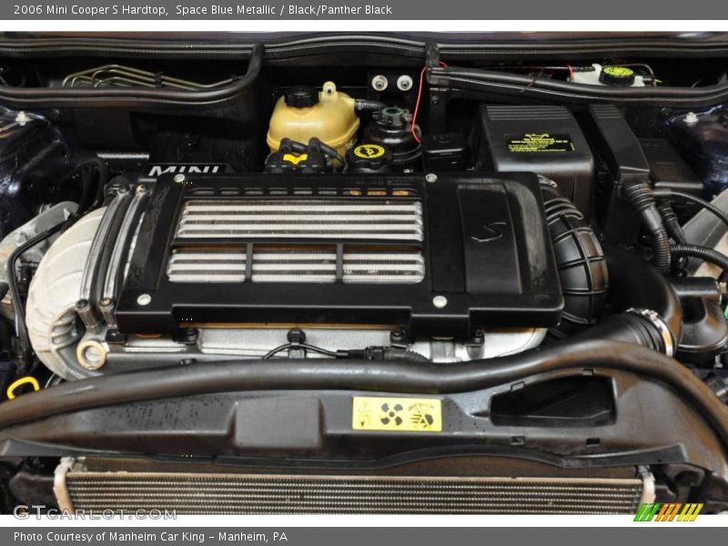 Space Blue Metallic / Black/Panther Black 2006 Mini Cooper S Hardtop