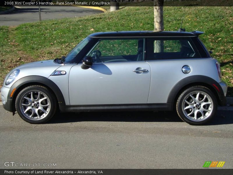 Pure Silver Metallic / Grey/Black 2008 Mini Cooper S Hardtop