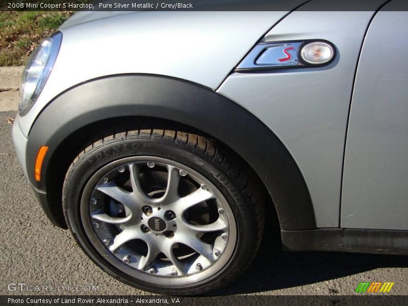 Pure Silver Metallic / Grey/Black 2008 Mini Cooper S Hardtop