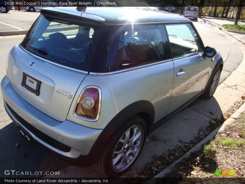 Pure Silver Metallic / Grey/Black 2008 Mini Cooper S Hardtop