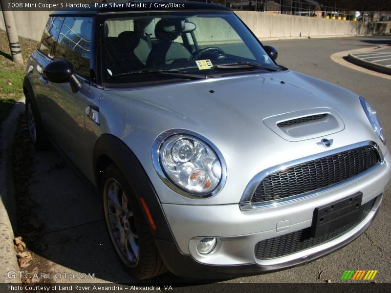 Pure Silver Metallic / Grey/Black 2008 Mini Cooper S Hardtop