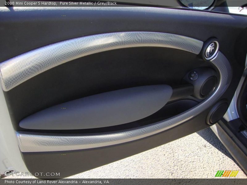 Pure Silver Metallic / Grey/Black 2008 Mini Cooper S Hardtop