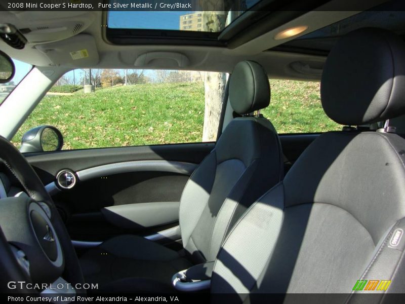 Pure Silver Metallic / Grey/Black 2008 Mini Cooper S Hardtop