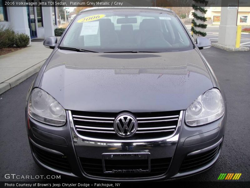 Platinum Grey Metallic / Grey 2006 Volkswagen Jetta TDI Sedan