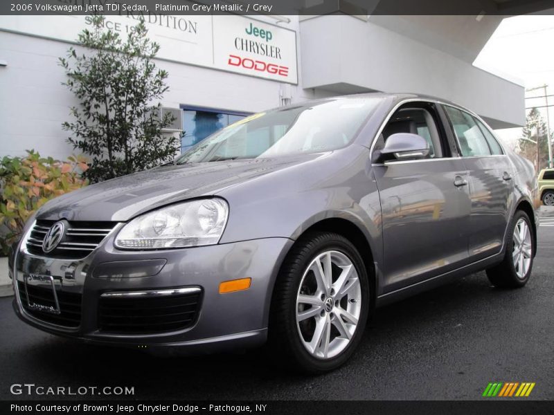 Platinum Grey Metallic / Grey 2006 Volkswagen Jetta TDI Sedan