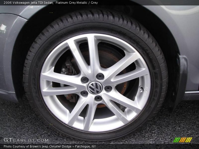 Platinum Grey Metallic / Grey 2006 Volkswagen Jetta TDI Sedan
