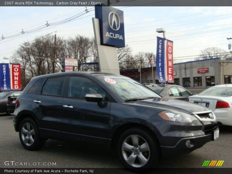 Carbon Gray Pearl / Ebony 2007 Acura RDX Technology