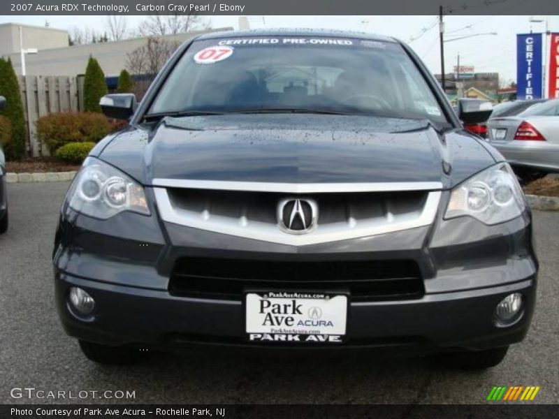 Carbon Gray Pearl / Ebony 2007 Acura RDX Technology