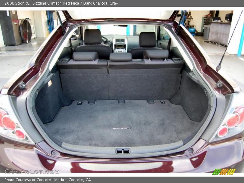 Sizzling Crimson Red Mica / Dark Charcoal Gray 2008 Scion tC