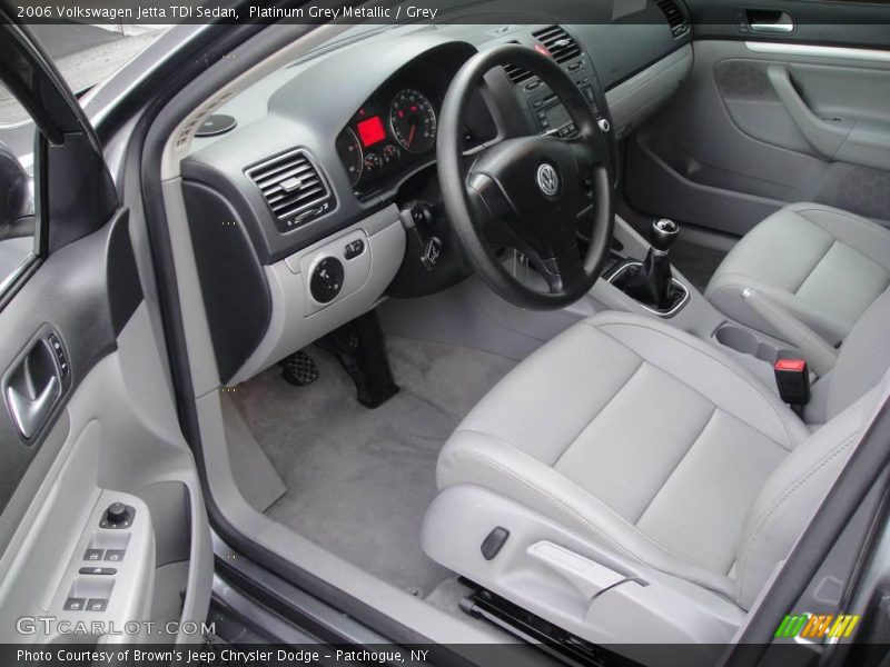 Platinum Grey Metallic / Grey 2006 Volkswagen Jetta TDI Sedan