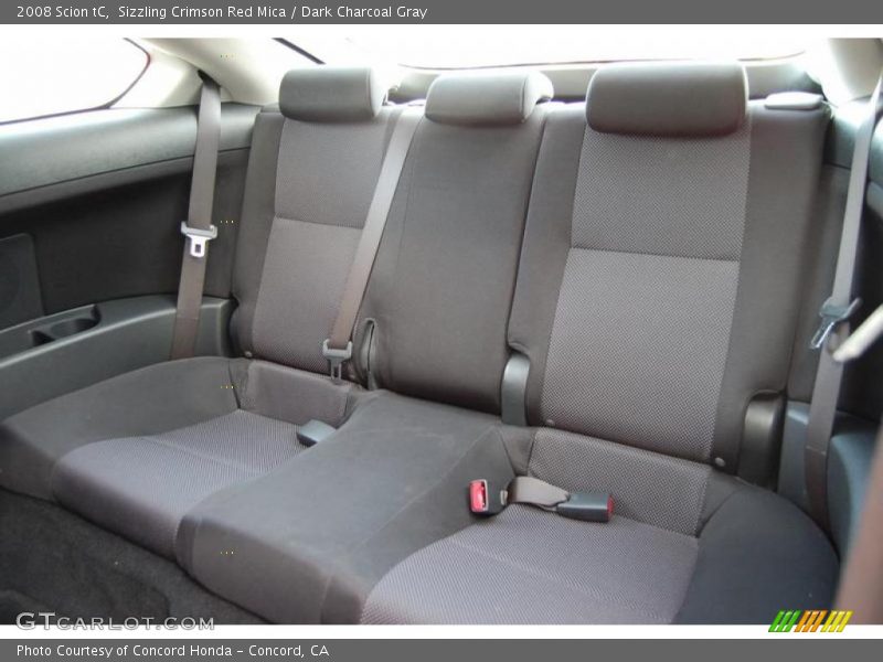 Sizzling Crimson Red Mica / Dark Charcoal Gray 2008 Scion tC
