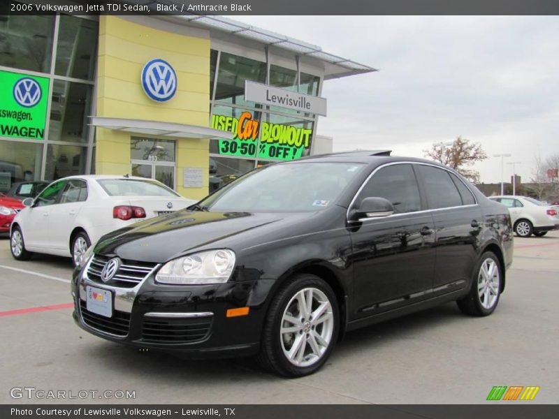 Black / Anthracite Black 2006 Volkswagen Jetta TDI Sedan
