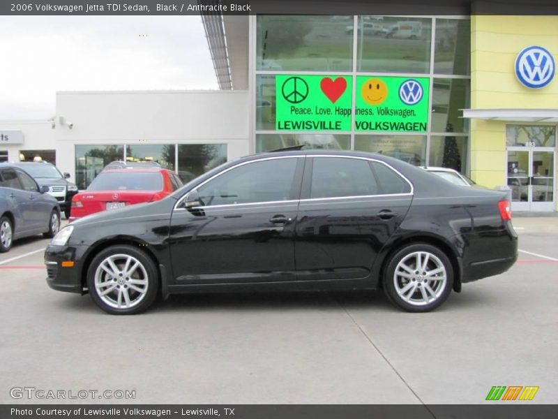 Black / Anthracite Black 2006 Volkswagen Jetta TDI Sedan