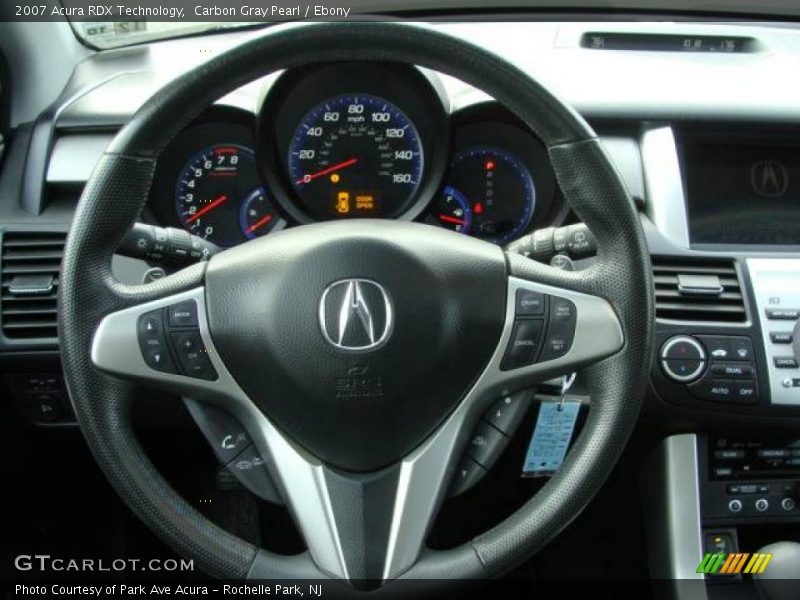 Carbon Gray Pearl / Ebony 2007 Acura RDX Technology