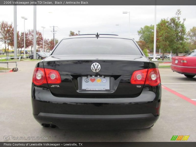 Black / Anthracite Black 2006 Volkswagen Jetta TDI Sedan