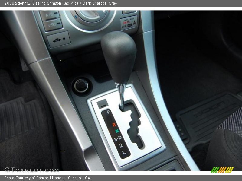 Sizzling Crimson Red Mica / Dark Charcoal Gray 2008 Scion tC