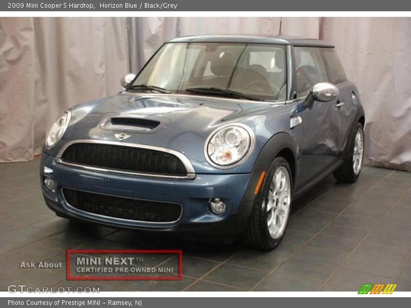 Horizon Blue / Black/Grey 2009 Mini Cooper S Hardtop